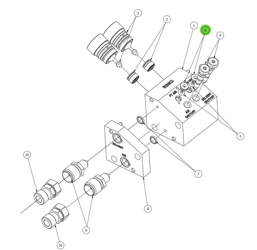 Ransburg 77516-04 Collet, 4mm