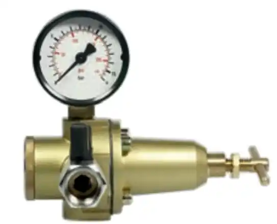 WIWA 0060615 Air Pressure Regulator With Shut-Off Ball Valve