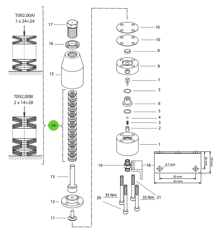 Wagner T9061.00 cPR-Service-Kit T092.00