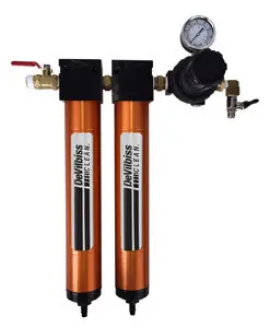 DeVilbiss CamAir 50 SCFM 2-Stage Filter Assembly With Regulator