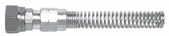 Binks Type D Hose Swivel, 3/8" NPS(F) With Spring Guard