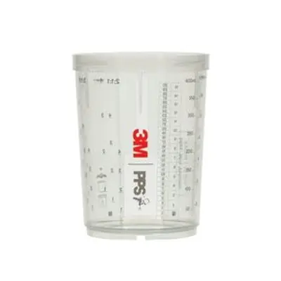 3M PPS™ 26122 Series 2.0 Midi Hard Cup, 400 mL (Case of 8 Cups)