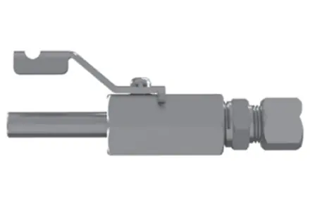 Hosco SSBV Series Ball Valve, Common Configurations, OD Tube x Tube Fitting (Various Size Options)