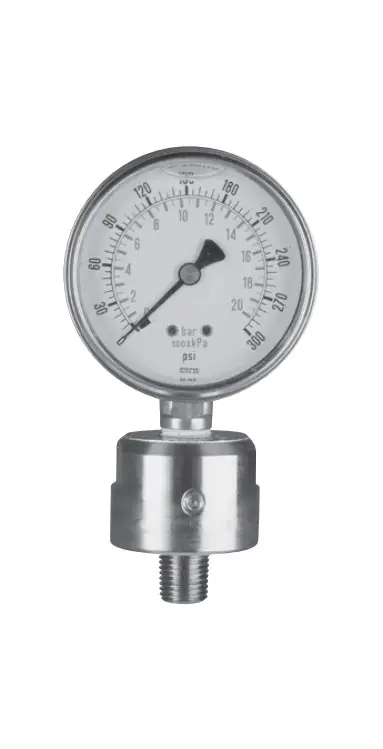 Hosco Pressure Gauge (Various PSI and Connector Options)
