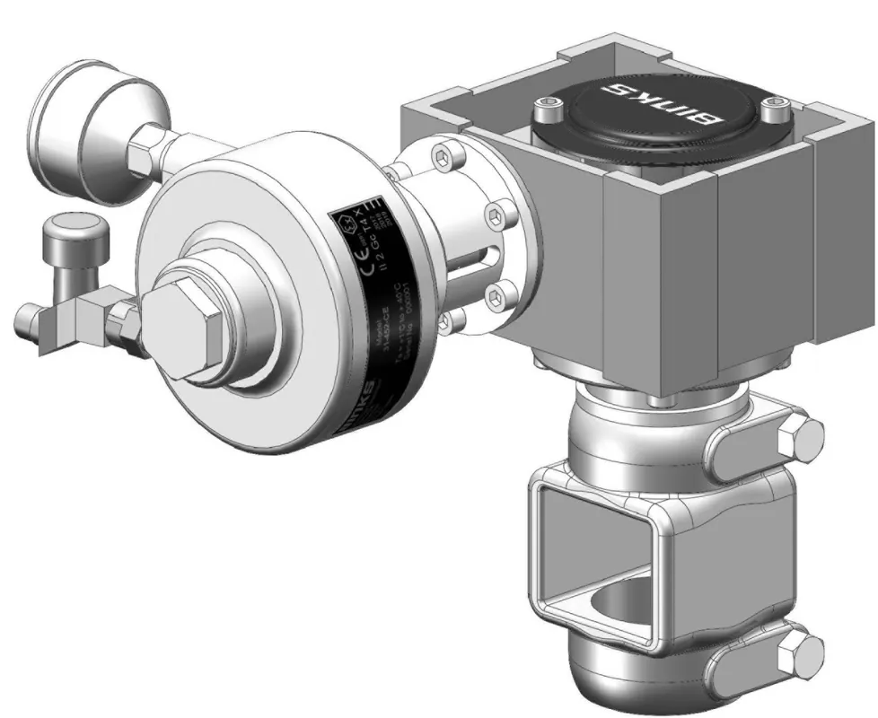 Binks 31-452 Air Motor Drive With 15 1 Gear Reduction