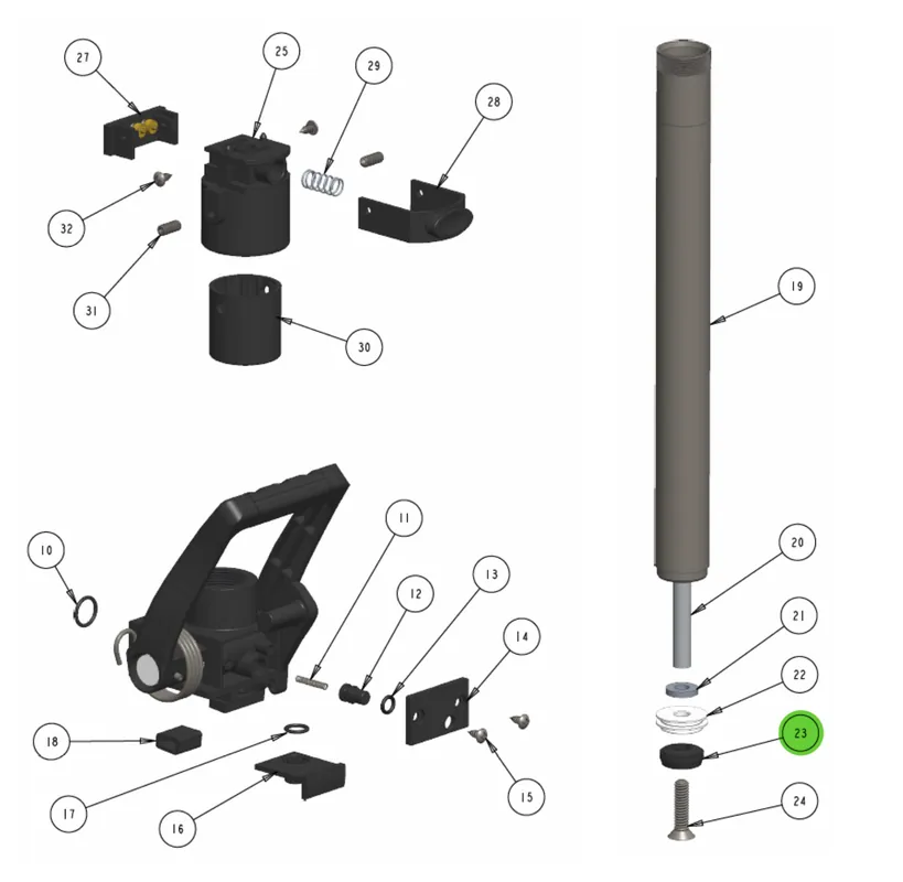 Hero BL-1066 Plunger Seal Support
