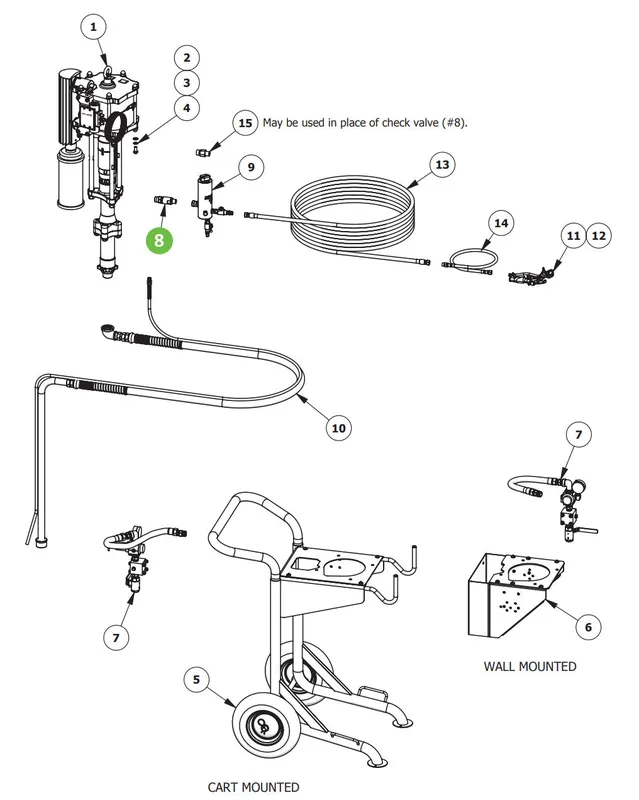 Binks 193791 Check Valve Assembly