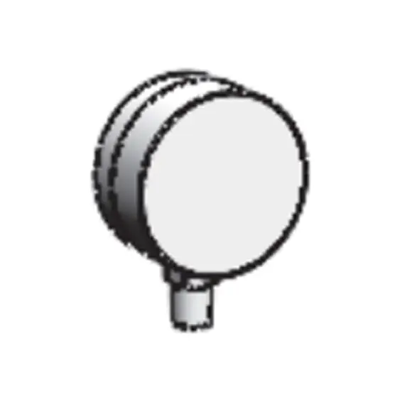 Binks 83-1290 Pressure Gauge, 2 1/2" in Diameter, 150 lbs