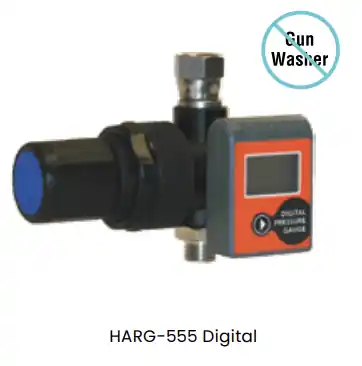 DeVilbiss HARG-555 Air Regulator w/ Digital Gauge