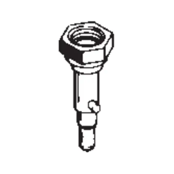 DeVilbiss HC-4691 Fluid Outlet Connector, 3/8" NPSM(F)