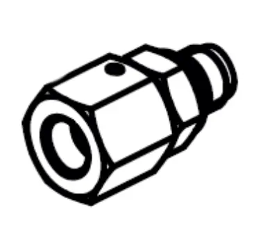 Wagner 2332021 Fitting SF-FM-G1/4-G1/4-530bar-SSt