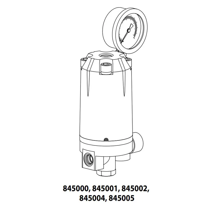 DeVilbiss 84500X Low Pressure Material Regulator
