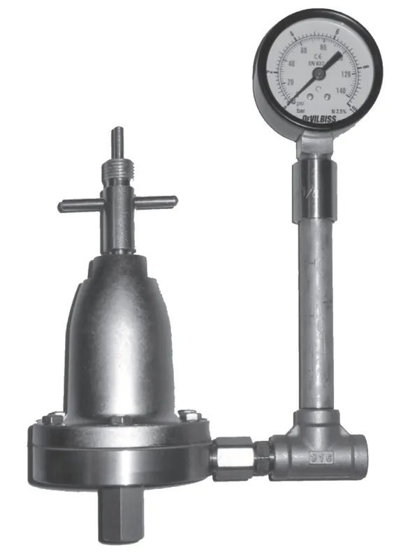 DeVilbiss HGBR-609 Back Pressure Fluid Regulator
