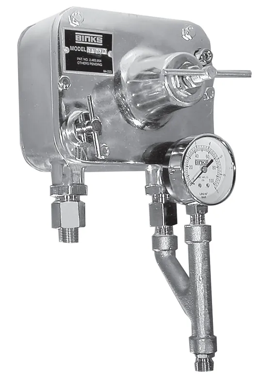 Binks 84-120 Fluid Pressure Regulator for Ceramic Finishing