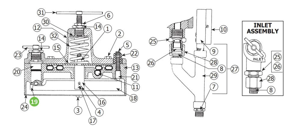 Binks 84-208 Valve Gate Assembly