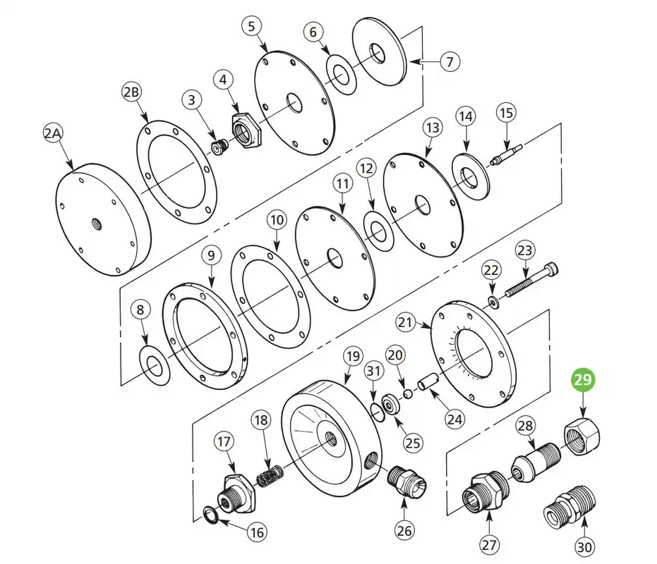 Binks 72-337 Swivel Nut