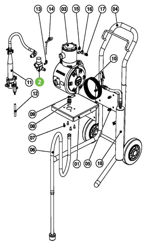 Binks DXA-AC1-200-3 Air Control