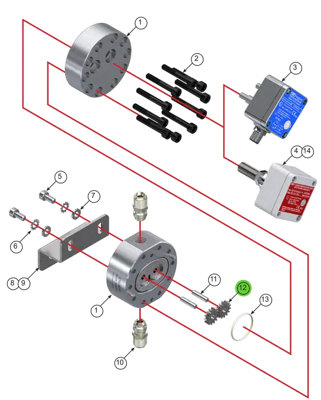 Binks 310-9015 Flow Meter Gear