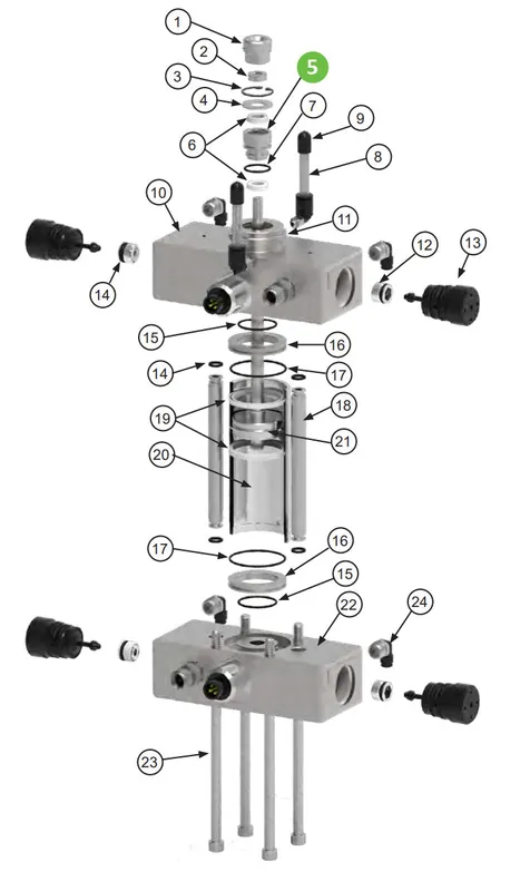 Binks 240-3222 Rod Guide (within Seal Holder)