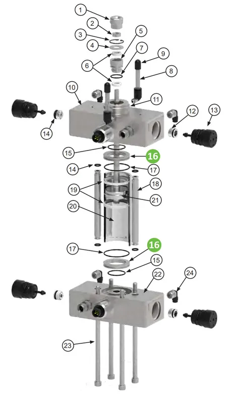 Binks 240-3022 Cylinder Adapter
