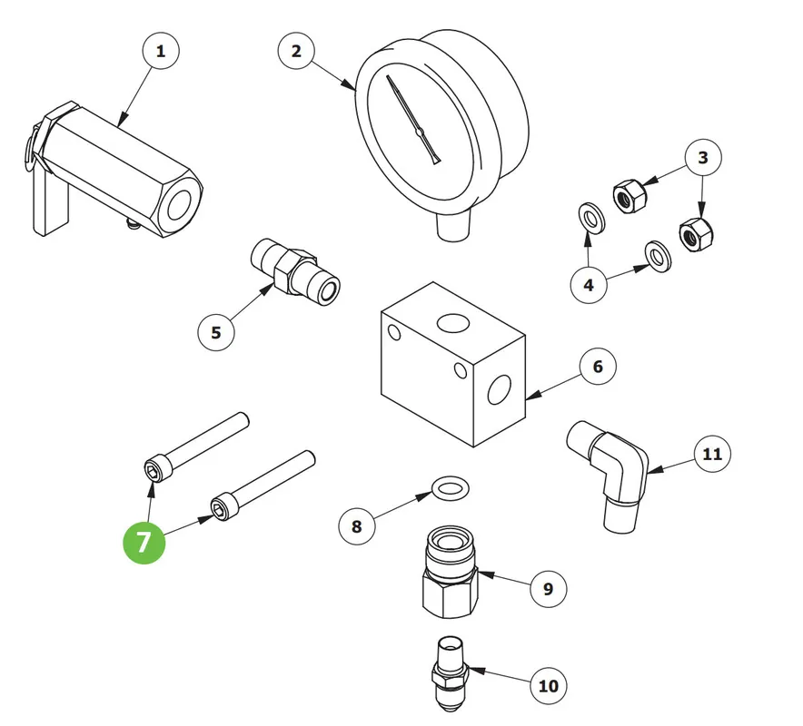Binks 20-5299 Socket Head Cap Screw