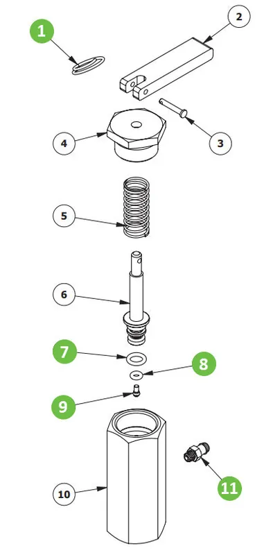 Binks 106-1280 Repair Kit, Relief Valve