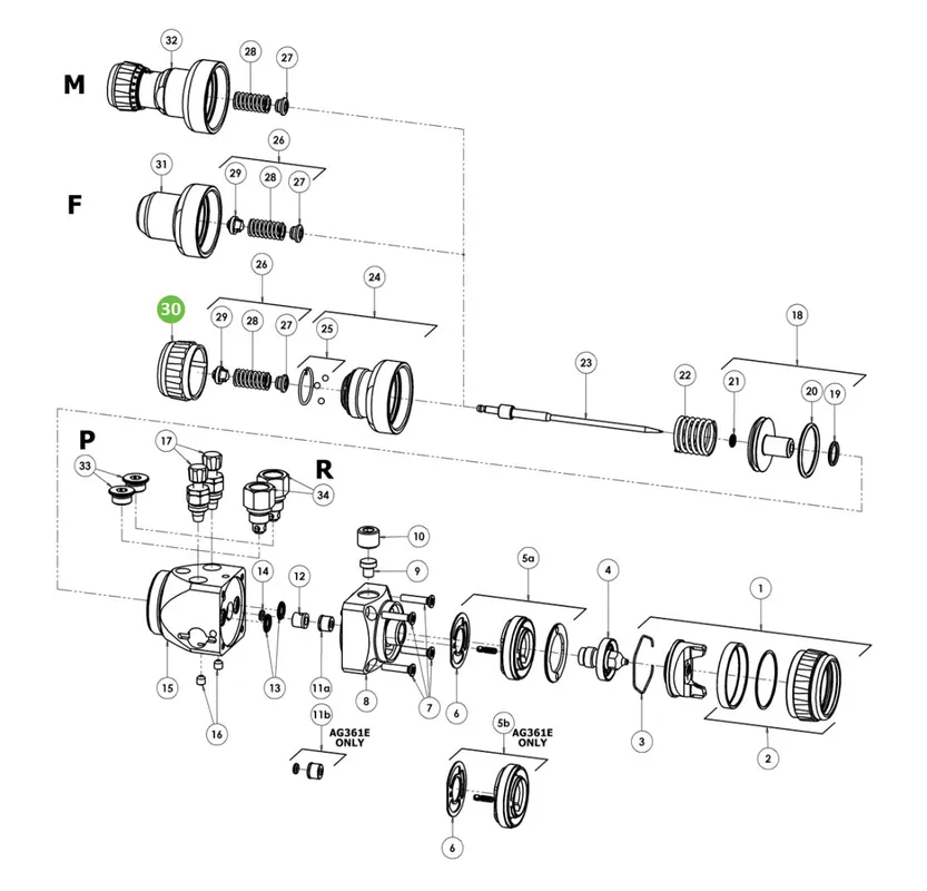DeVilbiss SPA-166-K Adjusting Knob