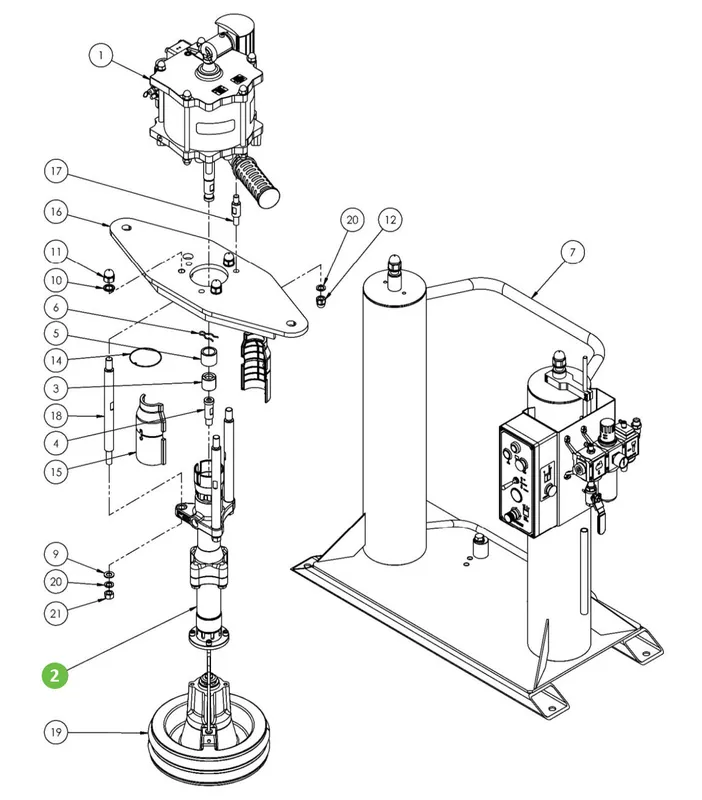 Binks FX200PU-SMX Fluid Section for Ram Units