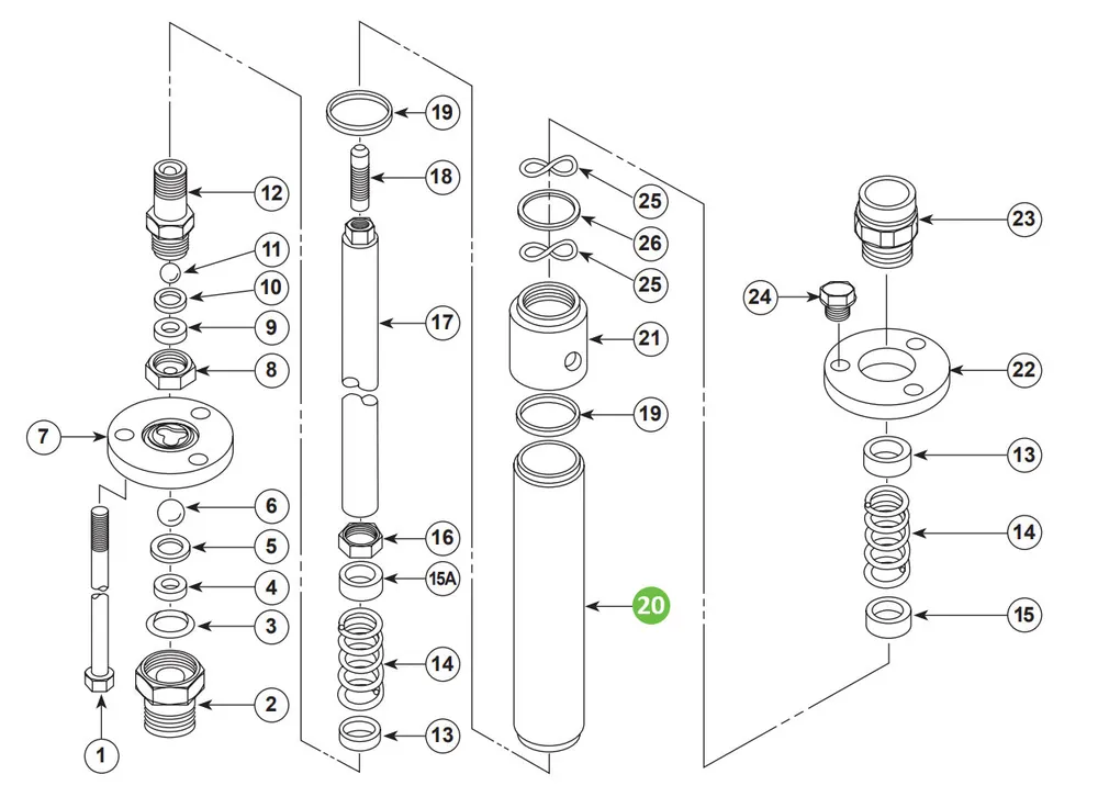 Binks 101-1780 Cylinder