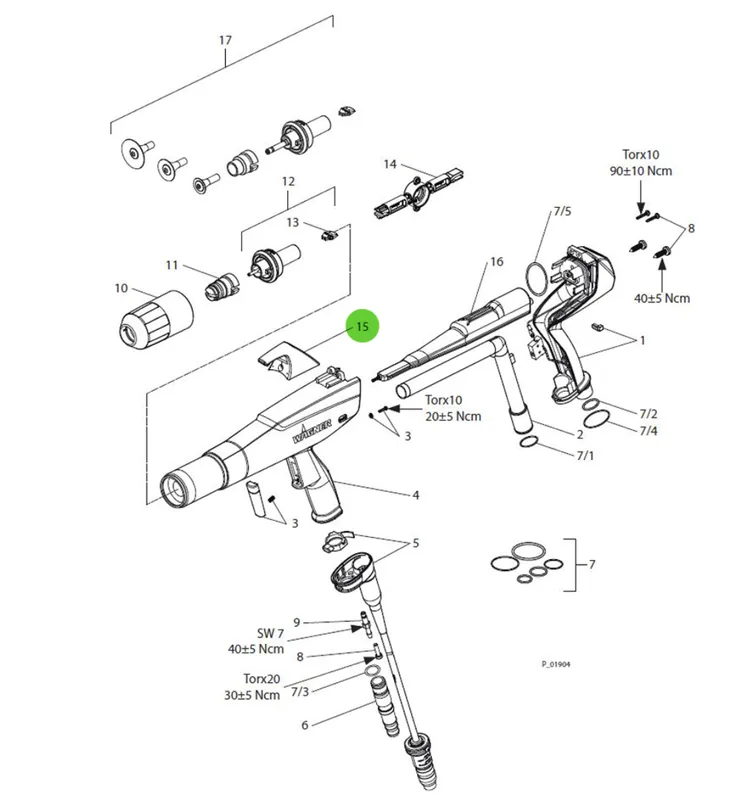 Wagner 2320330 Gun Hook X1 SP