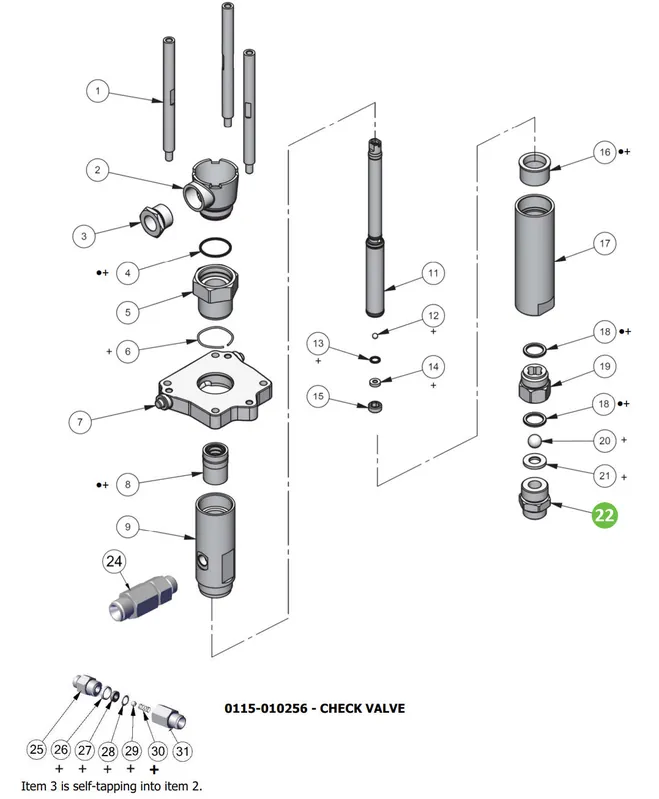 Binks 0115-010070 Inlet 1/2" NPS(M) FXL4 Only