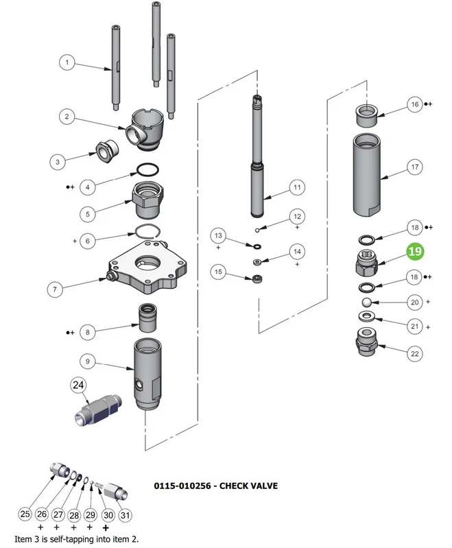 Binks 0115-010057 Lower Ball Cage