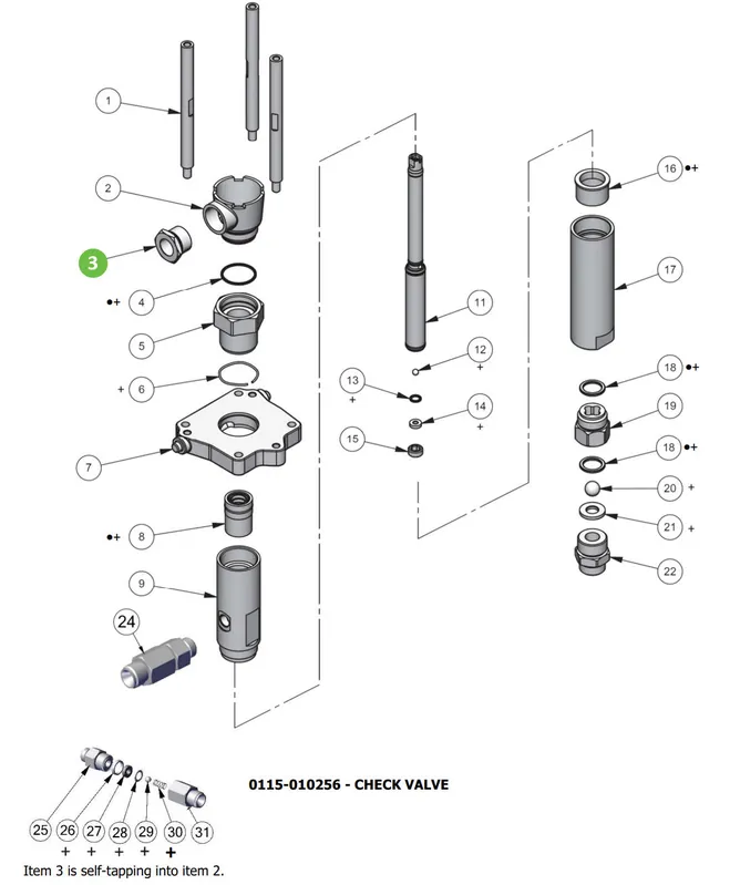 Binks 0115-010060 Fluid Level Sight Window