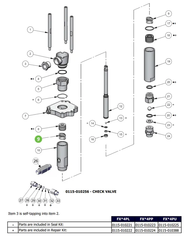 Binks 0115-010111 Packing Spring