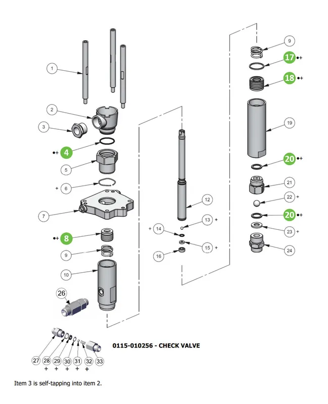 Binks 0115-010221 FX4 Seal Kit (PTFE/Leather)