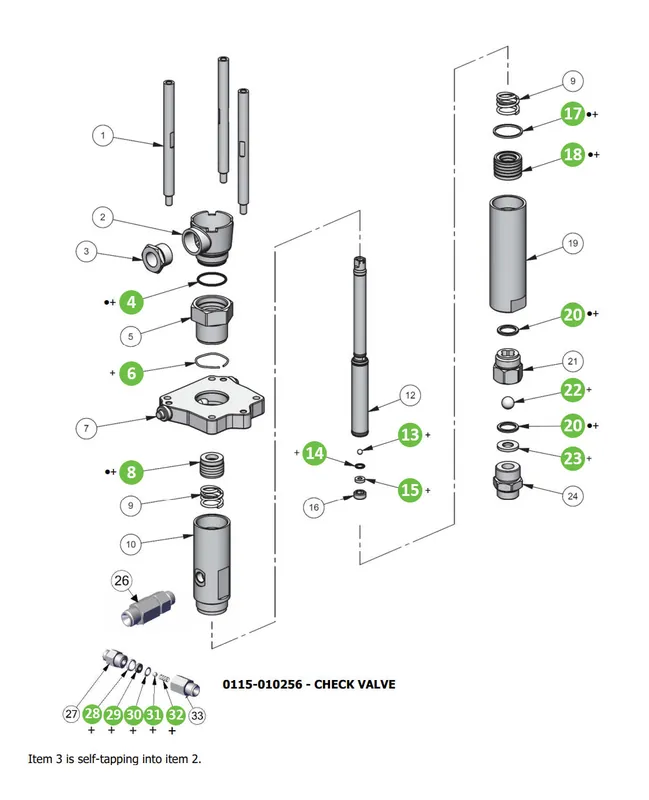 Binks 0115-010224 FX4 Repair Kit (PTFE)
