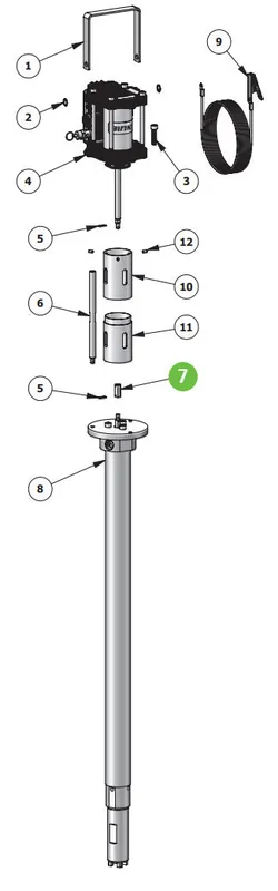 Binks 41-28300 Motor Rod Adapter