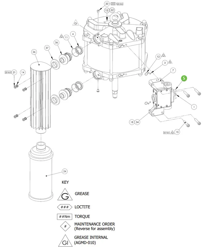 Binks 0115-010443 Silencer