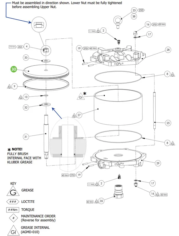 Binks 193167 Air Motor Piston