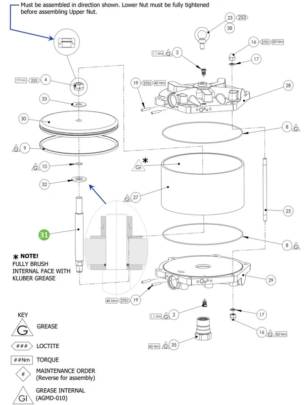 Binks 193168 Piston Rod