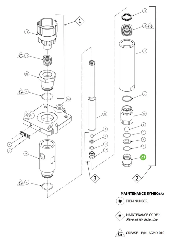 Binks 194125 Foot Valve, FX122