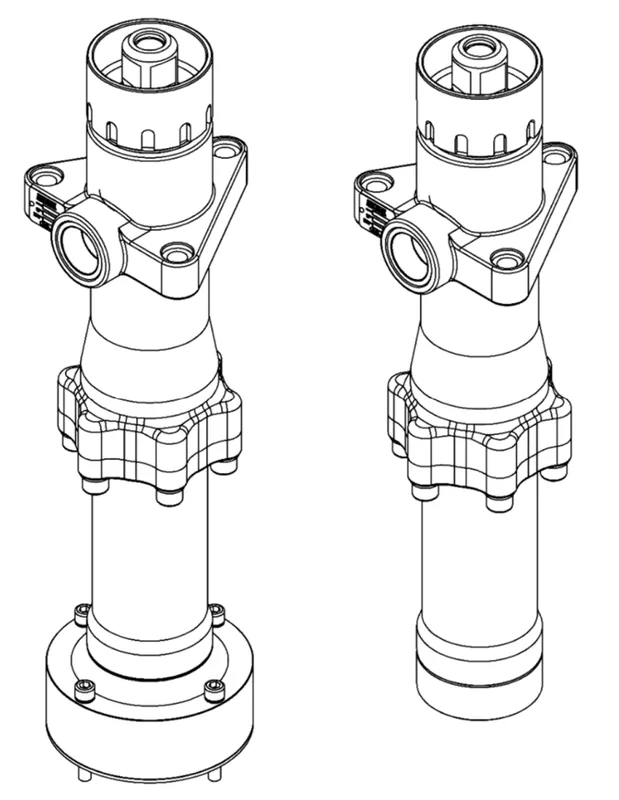 Binks FX440PU-XXX Fluid Section (PTFE UHMW-PE)