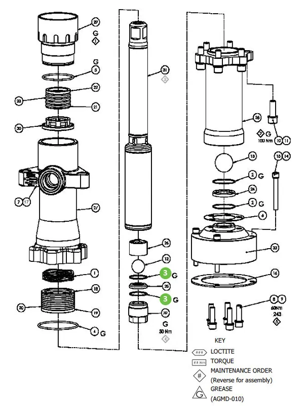 Binks 162724 O-Ring Viton, Ø41 x 2