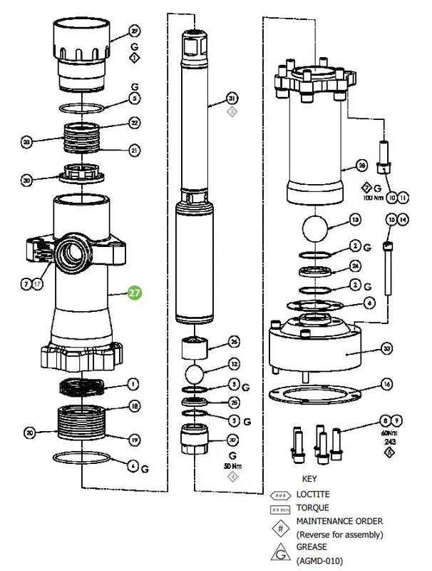 Binks 193470 Upper Housing Machining