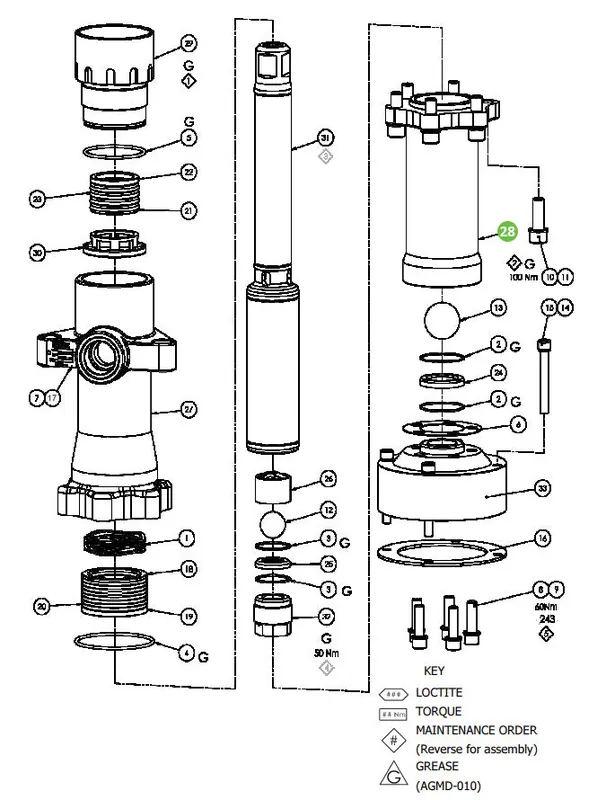 Binks 193471 Lower Housing Machining