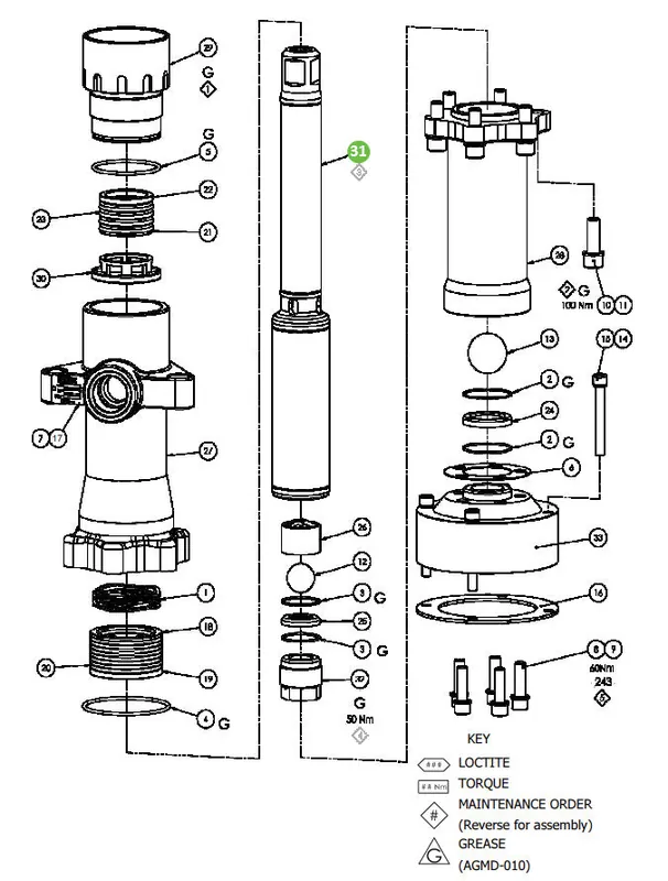 Binks 193477 Pump Shaft, Ceramic