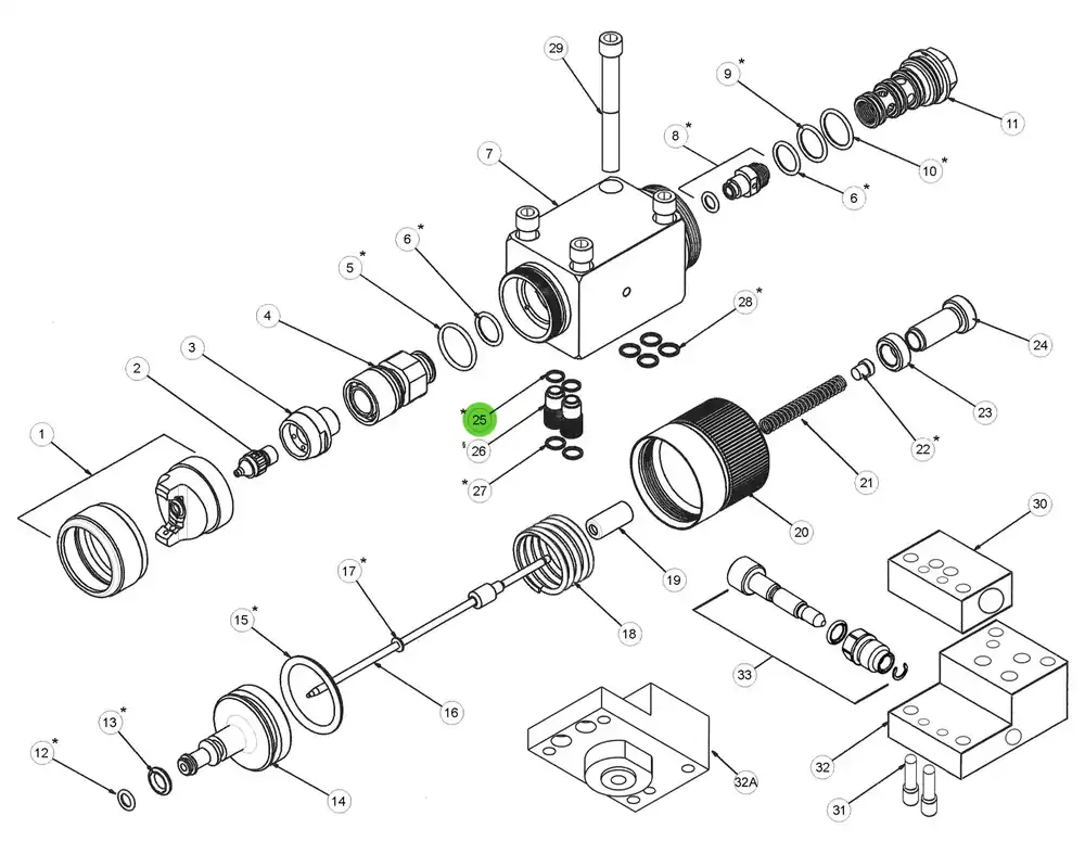 C.A. Technologies 66-254 Fluid Inlet Seal