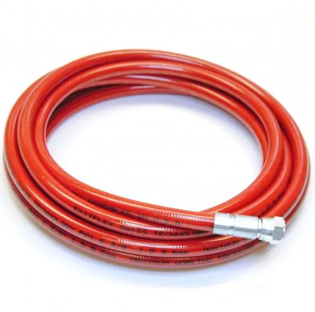3/8” Airless Fluid Hose – Red (3500 psi) - 50‘ - Fittings 3/8" Females
