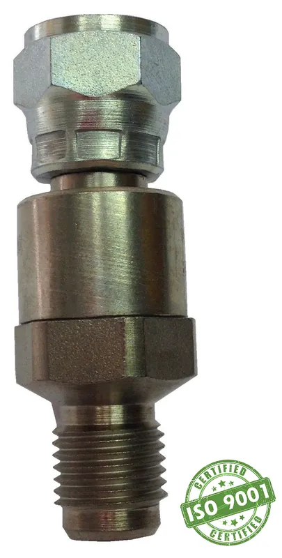 Gun and Hose Swivel - JIC 5 (M) x JIC 5 (F)