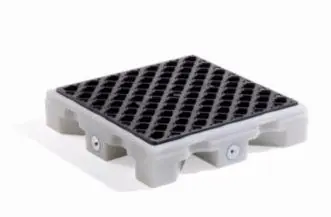 Poly Drip Deck Holds (1) 55 gal. Drums 26"w x 26" D x 5.75" H, 11 gal. Sump Capacity